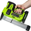 Нейлер акк. GreenWorks GD24BN, 24V, б/щет,100 уд/мин, гвозди 18GA, LED,1х2Ач,ЗУ,кор (3400707CUA)
