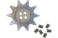 Звездочка ведомая EM10T Husqvarna 10T, старого дизайна, 0.325", 1.5мм Арт. 5018510-01