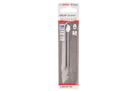 Сверло 10х90мм по керамической плитке и стеклу  CYL-9 Ceramic BOSCH Арт. 2608587165