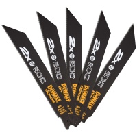 Полотно сабел. по мет. DeWALT DT2408L-QZ 228х1.4-1.8мм S1136BEF 5шт/упак. Арт. DT2408L-QZ