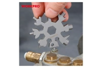 Мультиинструмент 18в 1 WORKPRO Снежинка Арт. WP221067