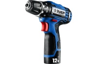 Дрель-шуруповерт акк ЗУБР DL-121-22F 12V*2Ah Li-Ion БЗП 2 акк. ЗУ кейс Арт. DL-121-22F