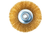 Щетка дисковая для УШМ латунированная 125мм, М14 ELITECH Арт. 1820.075300