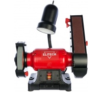 Станок точильный Elitech СТ 300РС 300Вт 150*32*40мм лента 686*50мм лампа Арт. СТ 300РС