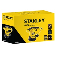 Шлифмашина эксц. Stanley SRS480 480Вт 125мм 4000-12000об/мин пл.пуск Арт. SRS480-RU