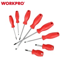 Набор отверток 8шт. 3x75, 5.5x100, 6.5x150, 6.5x38; PH0/ PH1/PH2 WORKPRO Арт. WP200502