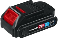 Аккумулятор ЗУБР ST7-20-2 20В 2.0А/ч Li-Ion Арт. ST7-20-2