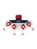 Распределитель потоков 4-х канальный с переходником 3/4"-1" HF 002 ELITECH Garden Арт. HF 002