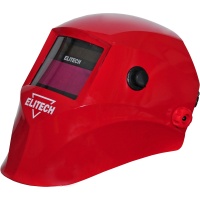 Маска сварщика Elitech Хамелеон 777 9-13DIN, 90х43мм, красная Арт. 777 (E0912.002.00)