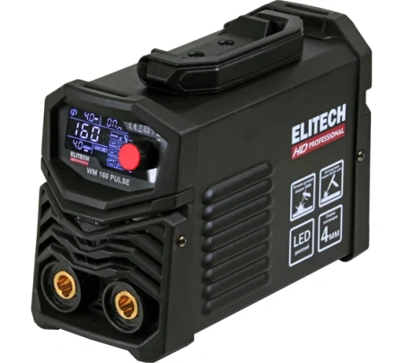 Инвертор Elitech HD WM 160 PULSE 10-160А 1,6-4мм 4.7кВт 220В Арт. WM 160 PULSE