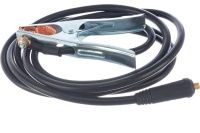 Кабель свар в сборе Elitech 3м 16кв.мм разъем-D25 с клем.зазем. Арт. 0606.000300