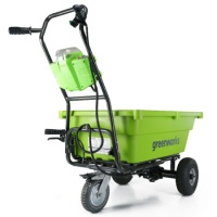 Садовая самоходная тележка GREENWORKS 40В (в комл. аккумуляторная батарея 4А*ч и зарядное устройство)