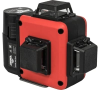Нивелир лазерный AMO LN 3D-360 RED 20м 0,2мм/м 3луча 1/4" Арт. 750165
