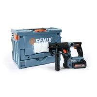 Перфоратор акк SENIX PDRX2-M2-EU SDS+ 18V*4Ач Li-Ion 1.2Дж 2 реж. бесщет, Акк и ЗУ Арт. PDRX2-M2-EU