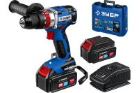 Дрель акк уд ЗУБР DBS-201 20V*4.0Ah Li-Ion 60Нм бесщет дв 2АКБ ЗУ Арт. DBS-201-42