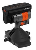 Дождеватель осциллирующий OS 90 GARDENA прямоуг.газон 90 кв.м Арт. 08361-20.000.00