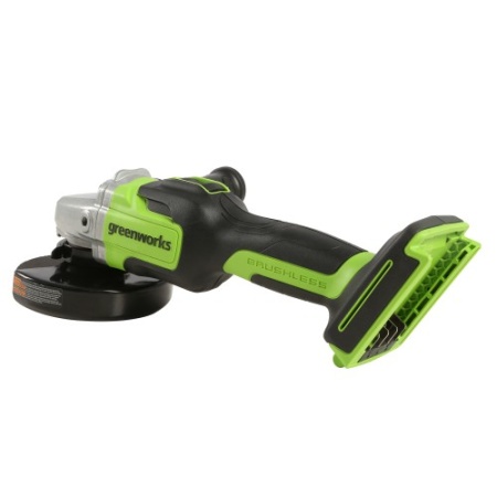 УШМ акк GREENWORKS GD24AGK4 24V*4Ah Li-Ion 125мм бесщет.дв. акк и ЗУ сумка Арт. 3200207UB
