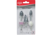 Точильные камни для дрели 5шт Elitech Арт. 1820.077000