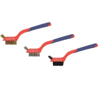 Набор корщеток 3шт (нержав. сталь, медь, нейлон) WORKPRO Арт. WP253005