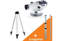 Нивелир оптический ADA Basis + 20х точн +/- 2,5мм рейка нивел. STAFF 3 штатив Light Арт. А00117_K1