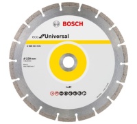 Диск алм BOSCH 230*22.2мм ECO Universal сегм. сух. 10шт./уп. Арт. 2608615044