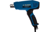 Фен технический ЗУБР ФТ-П2000 М2Д 2кВт 60/80-600t 350-550л/мин ступ.регул. 4 насадки Арт. ФТ-П2000 М2Д