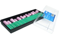 Набор шарошек абразивных для гравера Vertextools 12 шт/упак Арт. 0987-5-12