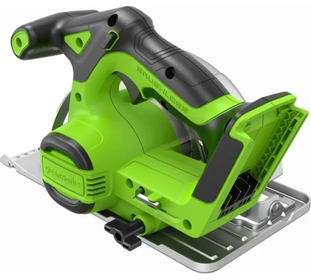 Пила дисковая акк GREENWORKS GD24CS165 24V Li-Ion 165*20мм без акк и ЗУ Арт. 1501607