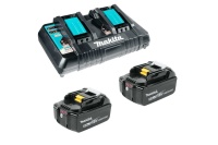 Набор Makita ЗУ DC18RD (2 портовое) -1шт+ АКК BL1840B LXT -2шт,18В,5.0Ач,Li-ion Арт. 191L75-3S