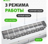 Завеса тепловая СибрТех ТС-6000, 230 В, 3000/6000Вт Арт. 96442