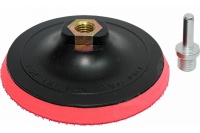 Тарелка опорная Vertextools 150мм М14 твердая на липучке Арт. 0078