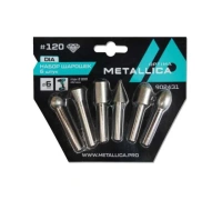 Набор шарошек алмазных 120 60мм 6шт по плитке/камню/бетону METALLICA Optima Арт. 902431