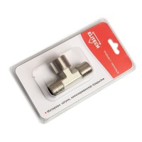 Тройник, T-1/2"ППП, блистер,1шт ELITECH Арт. 0704.027400