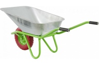 Тачка строит. 1кол. 180 кг, 90 л СИБРТЕХ с PU колесом Арт. 68968