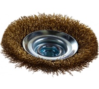 Щетка коническая для УШМ витая 100мм, М14 ЗУБР Арт. 35267-100_z02