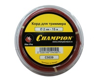 Корд трим. Champion Star Pro (звезда) 2.0мм 15м Арт. C5039