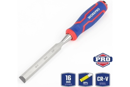 Стамеска-долото WORKPRO 16мм CR-V кованная сталь Арт. WP243007