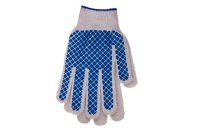 Перчатки х/б с ПВХ напылением "Шахматный облив", 10 класс Арт. 67713