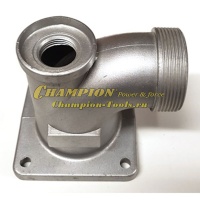 Фланец помпы GP50,52 выходной см.3050002000304, CHAMPION Арт. 039020101900