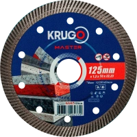 Диск алм KRUGO MASTER 125*22.2мм ультратонкий для тв. материалов Арт. 81031250238