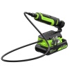  Гравер GreenWorks G24RT, 24V, б/щет, цанги 2,4/3,2мм, 6500–35000 об/мин, оснастка 52 шт, 1x2Ач,ЗУ,сумка,кор