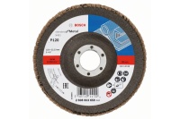 Круг лепестковый BOSCH 125мм K120 Standard for Metal вогнут Арт. 2608603659