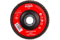 Круг лепестковый ELITECH 125х22.2мм Р80 Арт. 1820.039100