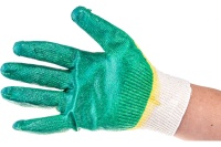 Перчатки хб с двойным латексным обливом Арт. 67851