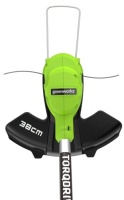 Триммер акк. GREENWORKS GD40LT 40V*4Ah Li-Ion 80см прямой вал 1 АКК и ЗУ Арт. 2112207UB