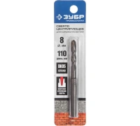 Сверло центрирующее для державок ЗУБР 8.0*110 мм конический хвостовик Профессионал Арт. 29184-08_z01