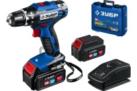 Дрель-шуруповерт акк ЗУБР DL-201-42 20V*2.0Ah Li-Ion 50Нм 2АКБ ЗУ Арт. DL-201-42