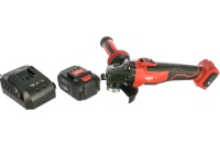 УШМ акк ELITECH МШУ 18БЛ 18V*4.0Ah Li-Ion 125мм бесщет. 1 акк ЗУ кейс Арт. МШУ 18БЛ (Е2213.001.02)