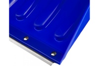 Лопата снеговая ЗУБР СИБИРЬ 500 мм пластиковая со стальной планкой эргономичный алюминиевый черенок Арт. 39925