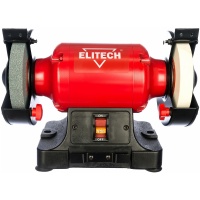 Станок точильный Elitech СТ 200 200Вт, 125*32*20, 2850 об/мин, лампа Арт. СТ 200